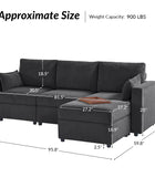 Amando Soft Storage Sectional Sofa