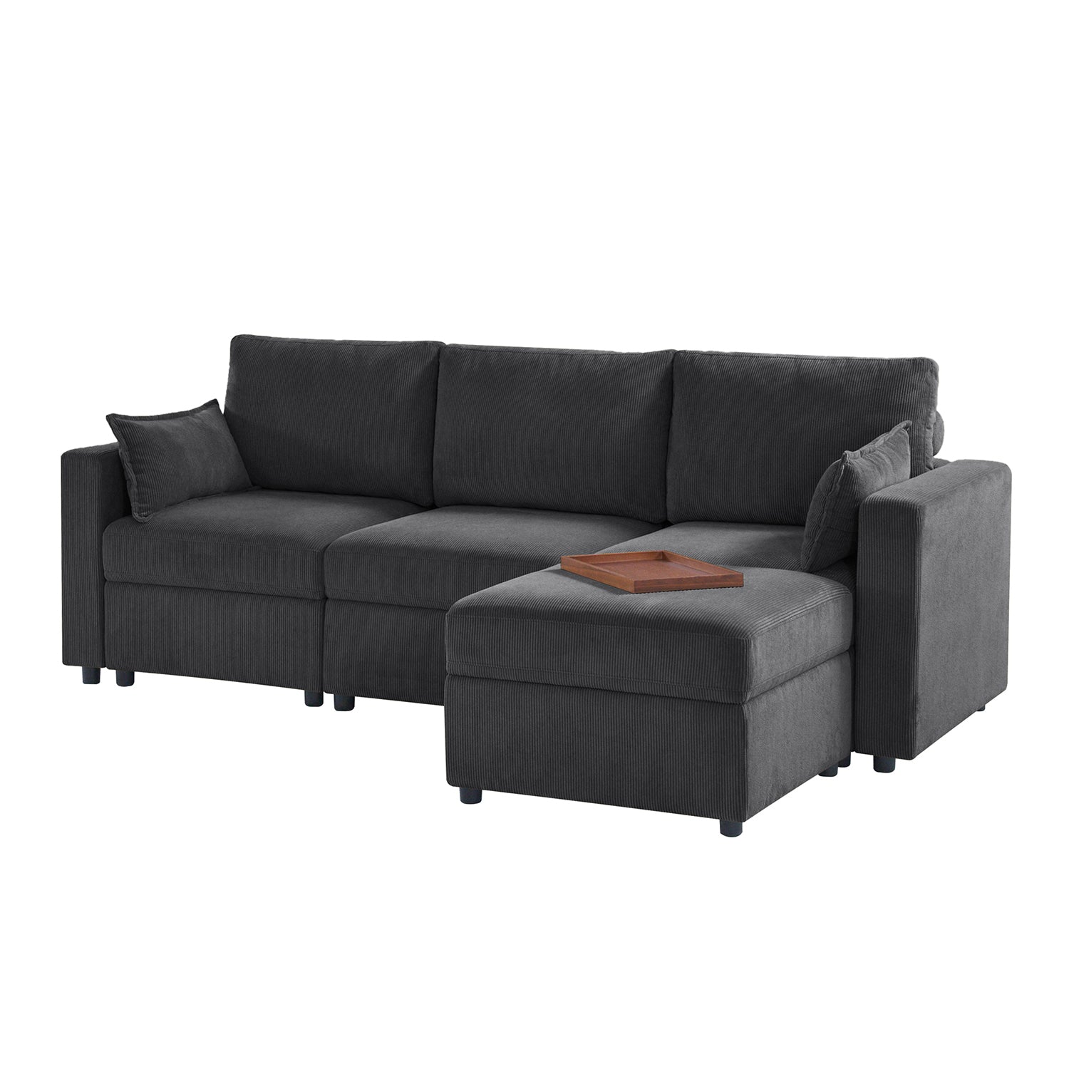 Amando Soft Storage Sectional Sofa