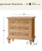 Colombo 3-Drawer Nightstand with Built-In Outlets(Optional Types)