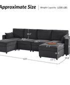 Amando Soft Storage Sectional Sofa