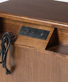 Farmhouse Solid Wood Nightstand (Optional Types)