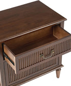 Farmhouse Solid Wood Nightstand (Optional Types)