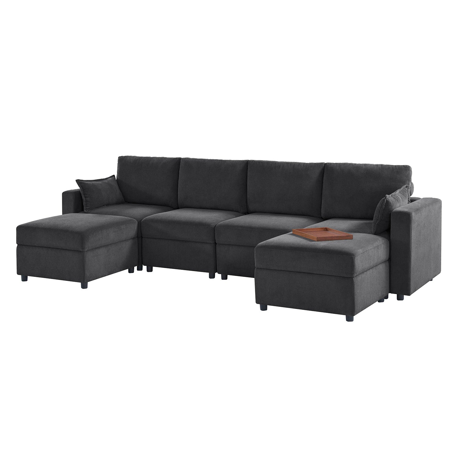 Amando Soft Storage Sectional Sofa