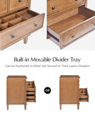 Isidro Accent Chest of Drawers With Integrated Charging Station