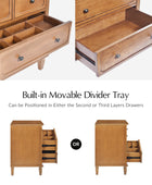 Isidro Accent Chest of Drawers With Integrated Charging Station