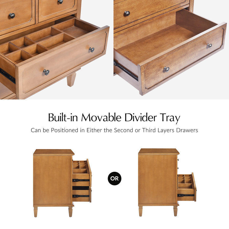 Isidro Accent Chest of Drawers With Integrated Charging Station