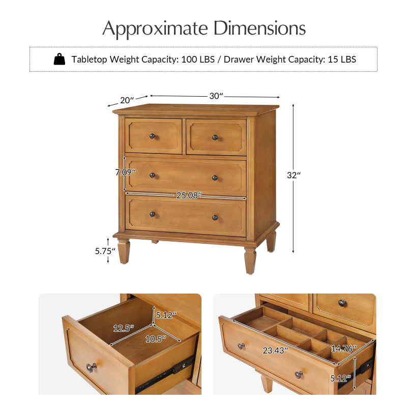 Isidro Accent Chest of Drawers With Integrated Charging Station