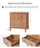 Isidro Accent Chest of Drawers With Integrated Charging Station