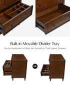 Isidro Accent Chest of Drawers With Integrated Charging Station