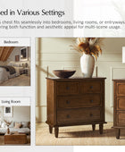 Isidro Accent Chest of Drawers With Integrated Charging Station