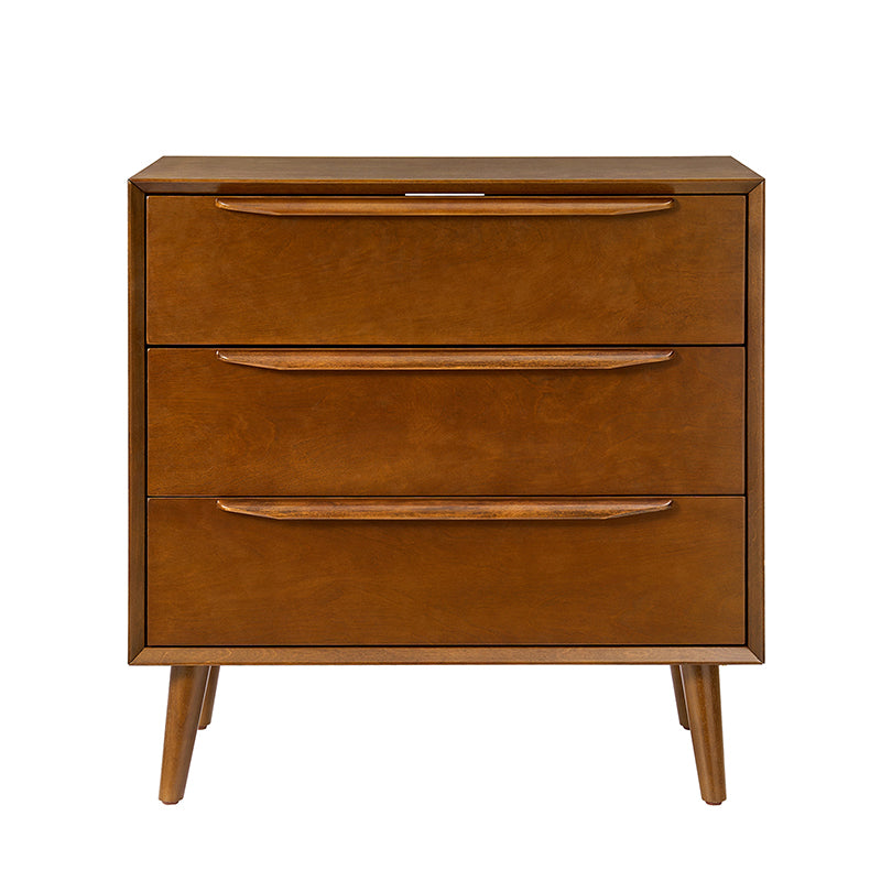 Rebecca 3-Drawer Mid-century Modern Nightstand