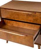 Rebecca 3-Drawer Mid-century Modern Nightstand