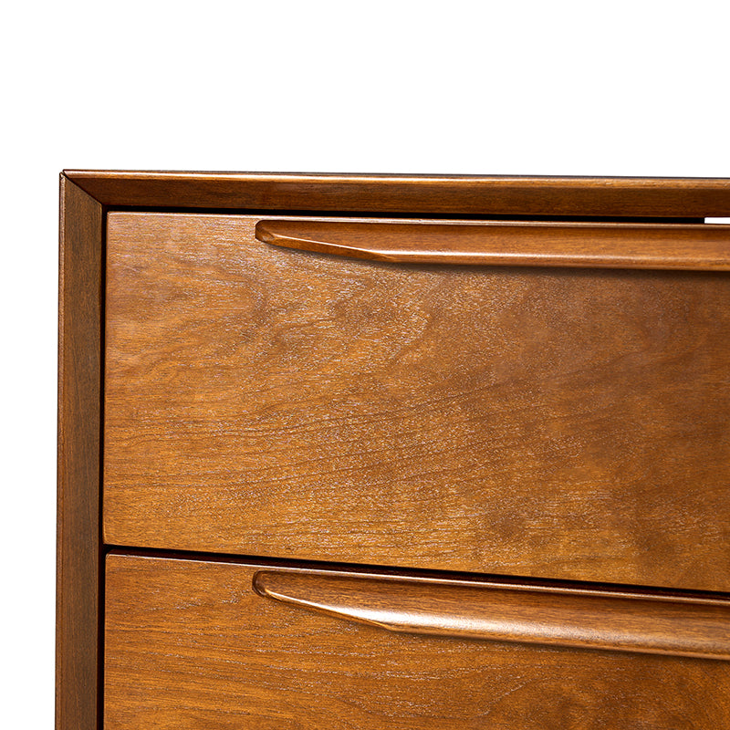 Rebecca 3-Drawer Mid-century Modern Nightstand