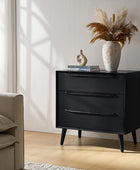 Rebecca 3-Drawer Mid-century Modern Nightstand