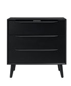 Rebecca 3-Drawer Mid-century Modern Nightstand