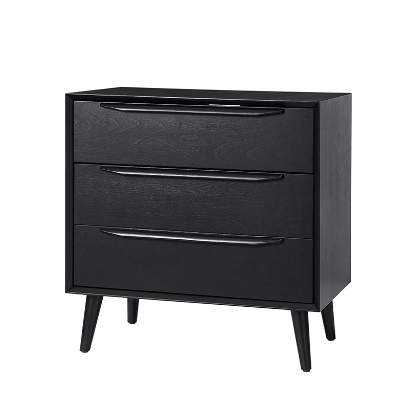 Rebecca 3-Drawer Mid-century Modern Nightstand