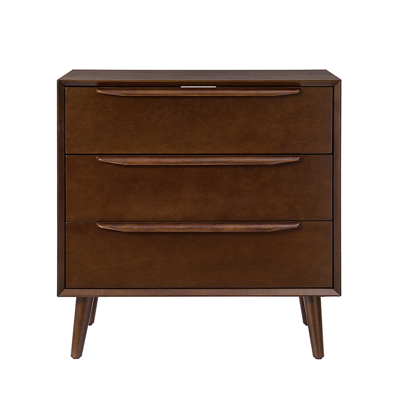 Rebecca 3-Drawer Mid-century Modern Nightstand