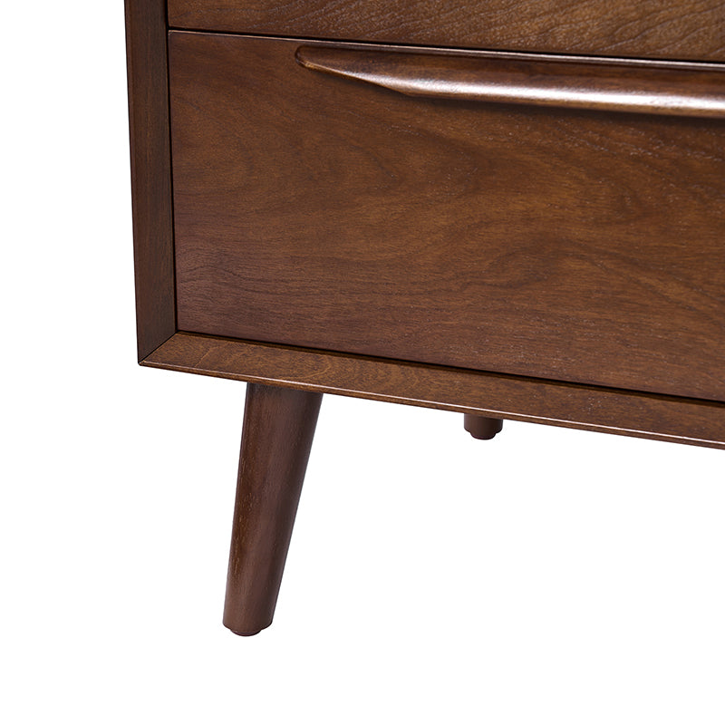 Rebecca 3-Drawer Mid-century Modern Nightstand