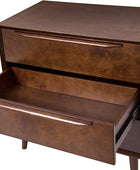 Rebecca 3-Drawer Mid-century Modern Nightstand