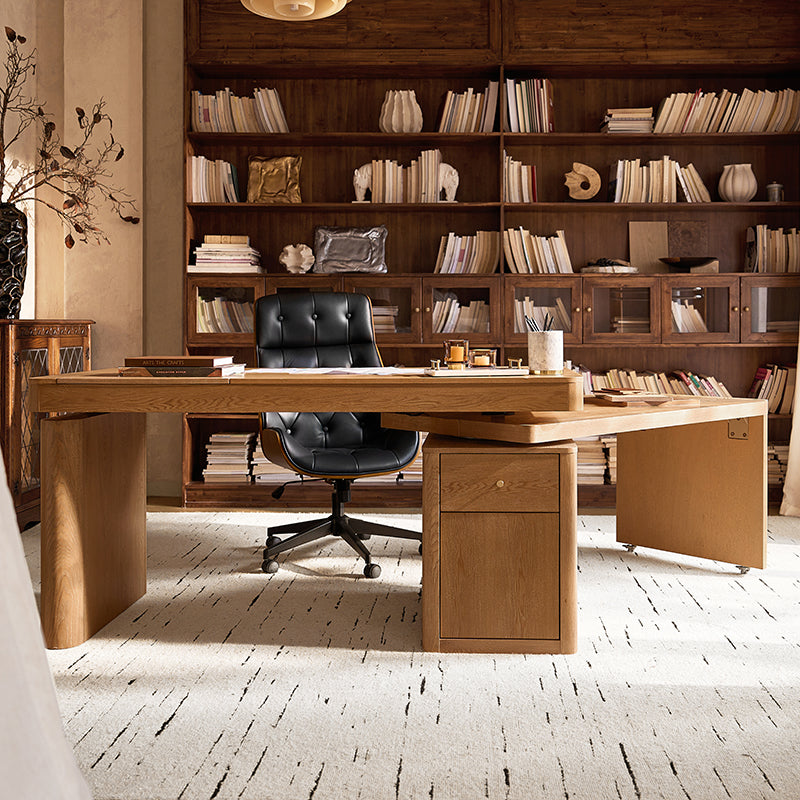 Veritas 360-Degree Rotating Desk Electric Adjustable Standing Desk with Flip-Top Lid