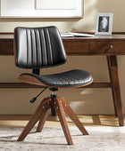 Griselda Adjustable Office Chair with Stable Wooden Structure & Ergonomic Backrest
