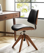 Griselda Adjustable Office Chair with Stable Wooden Structure & Ergonomic Backrest
