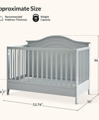 Fabiana Vintage Baby 5-in-1 Convertible Crib