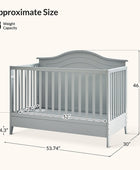 Fabiana Vintage Baby 5-in-1 Convertible Crib