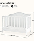 Fabiana Vintage Baby 5-in-1 Convertible Crib