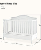 Fabiana Vintage Baby 5-in-1 Convertible Crib