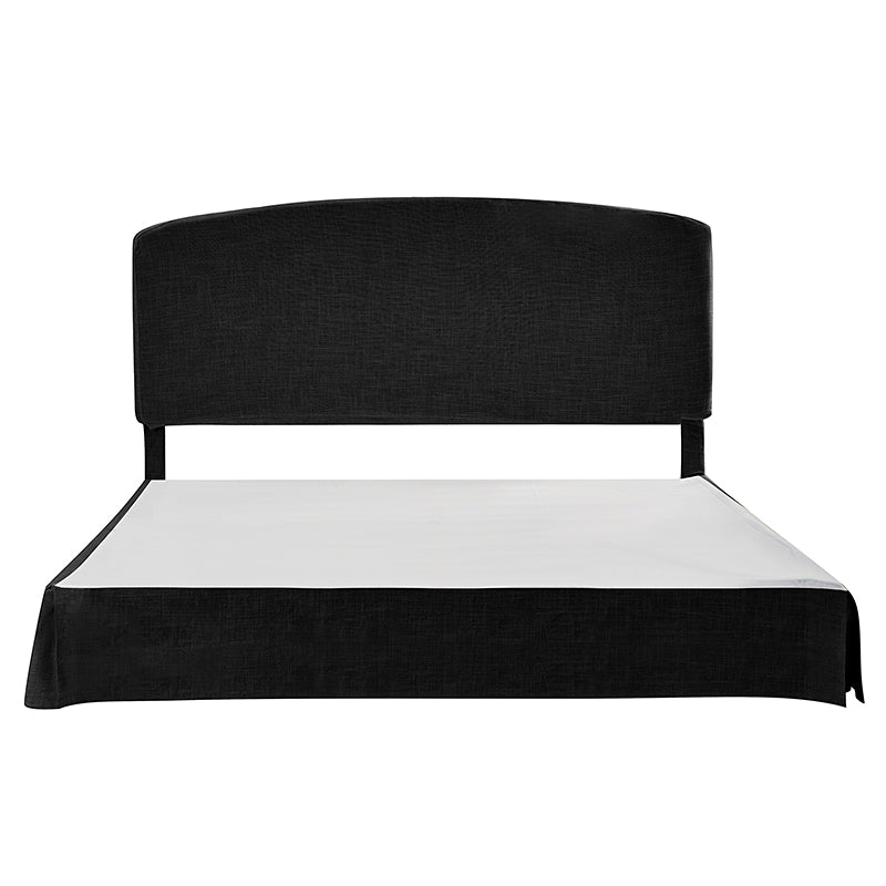 Amadeus Upholstered Platform Bed With Washable Slipcover for Bedroom