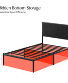 Rosa Upholstered Platform Storage Bed with Bed Skirt