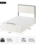 Rosa Upholstered Platform Storage Bed with Bed Skirt