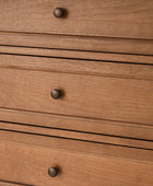 Mornay 4-Piece Transitional Solid Wood Bedroom Set with 6-Drawer Dresser