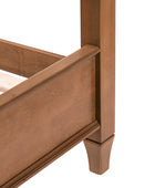 3-Piece Transitional Solid Wood Bedroom Set with Nightstands