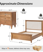 3-Piece Transitional Solid Wood Bedroom Set