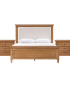 3-Piece Transitional Solid Wood Bedroom Set