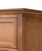 3-Piece Transitional Solid Wood Bedroom Set with Nightstands