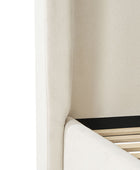 Brandon Modern 3-Piece Bedroom Set with Wingback Bed & Nightstands