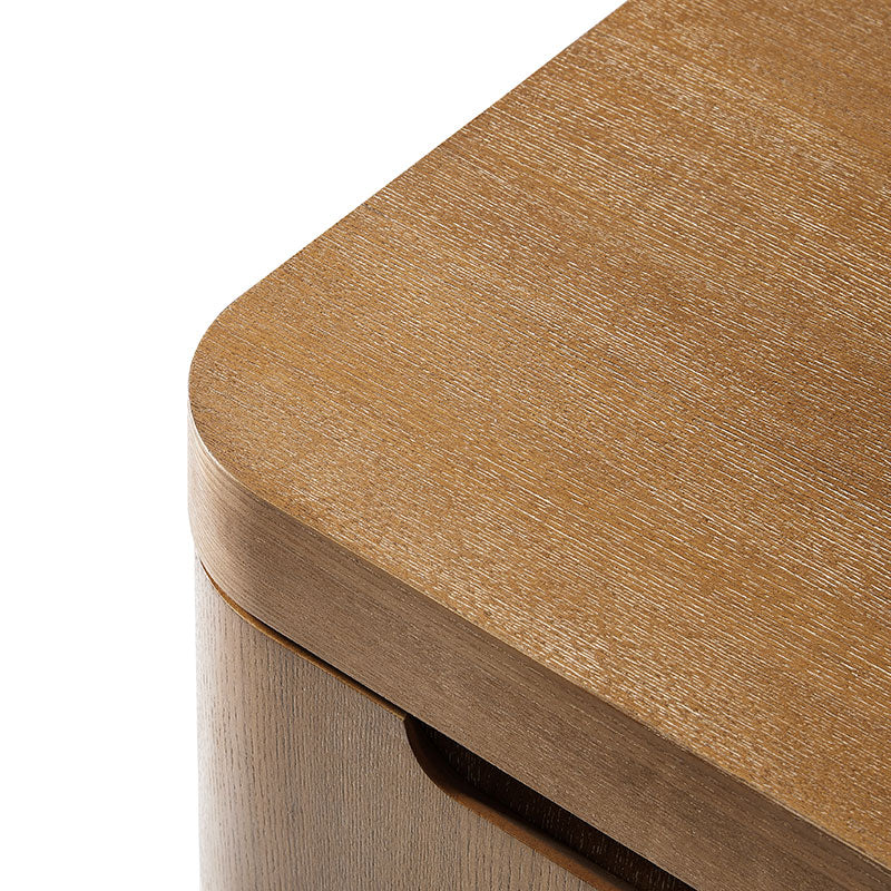 Brandon Modern 3-Piece Bedroom Set with Wingback Bed & Nightstands