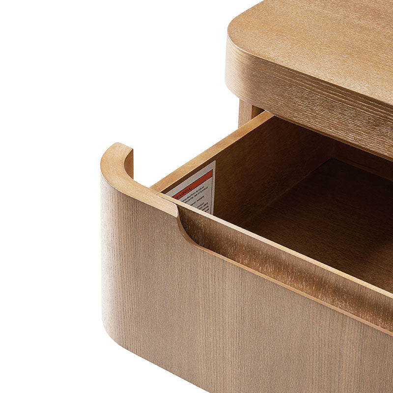 Brandon Modern 3-Piece Bedroom Set with Wingback Bed & Nightstands