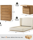 Brandon Modern 4-Piece Bedroom Set with chest