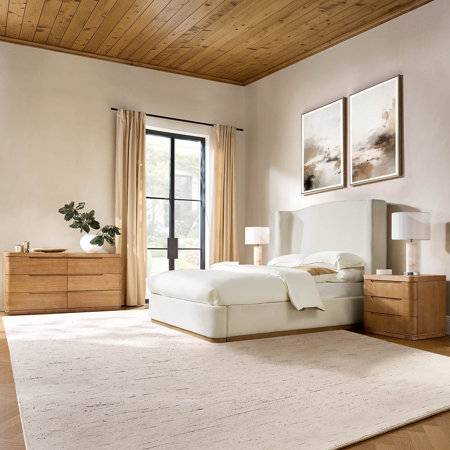 Brandon Modern 4-Piece Bedroom Set with Dresser