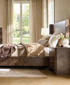 Virel 3-Piece Modern Marquetry Bedroom Set