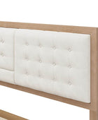 Sabina Upholstered Platform Adjustable Headboard Bed