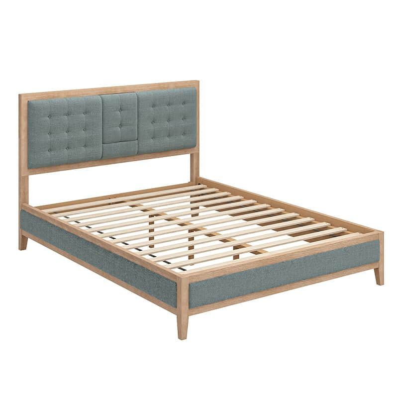 Sabina Upholstered Platform Adjustable Headboard Bed