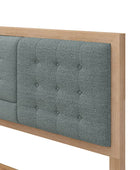 Sabina Upholstered Platform Adjustable Headboard Bed