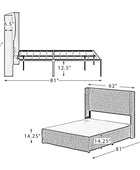 Alexander 2 Piece Bedroom Set - Bed With Slipcover