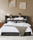 Modular Upholstered Daybed with Table & Convertible Design