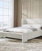 Modular Upholstered Daybed with Table & Convertible Design